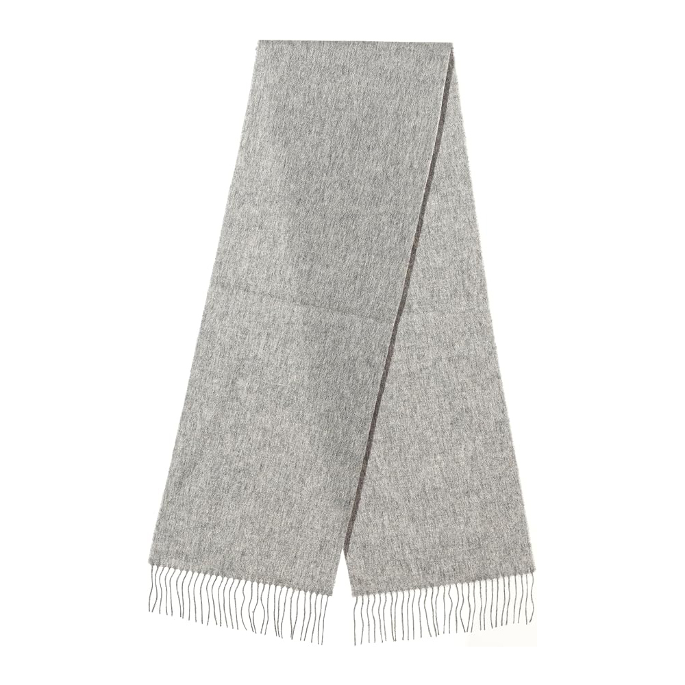 Light Gray Wool Scarf