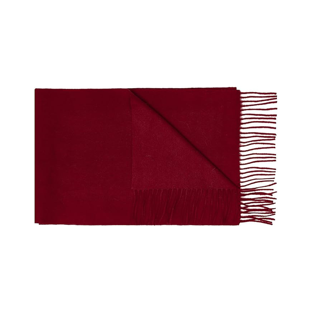 Deep Burgundy Classic Scarf