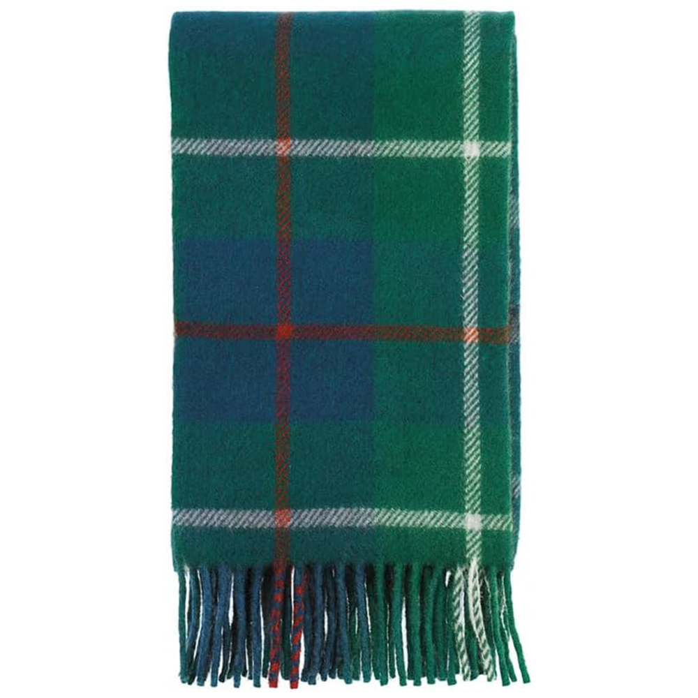 Green and Blue Tartan Scarf