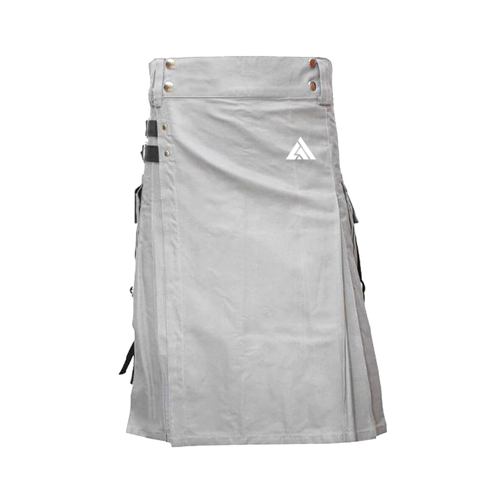 Light Grey Utility Kilt
