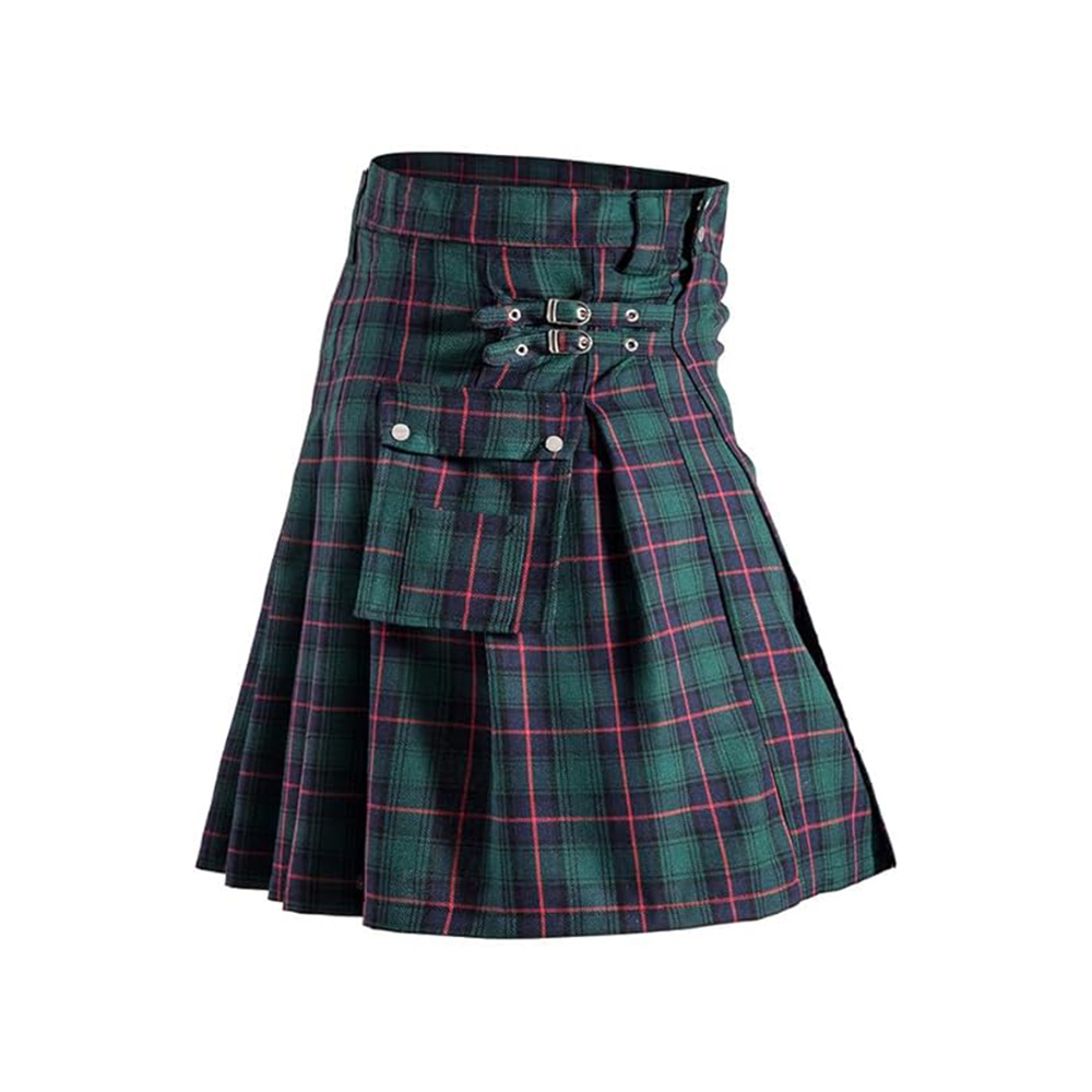Classic Green Tartan Utility Kilt