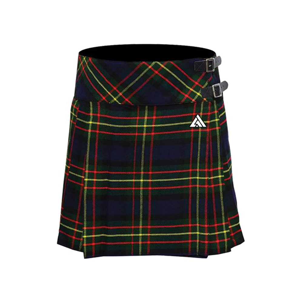 Dark Tartan Kilt (Navy, Green, Red, Yellow)