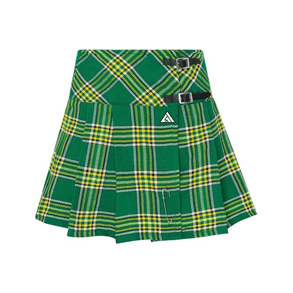 Vibrant Green and Yellow Tartan Kilt