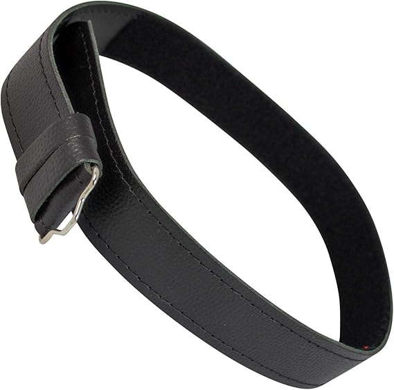 Traditional Black Leather Kilt Belt