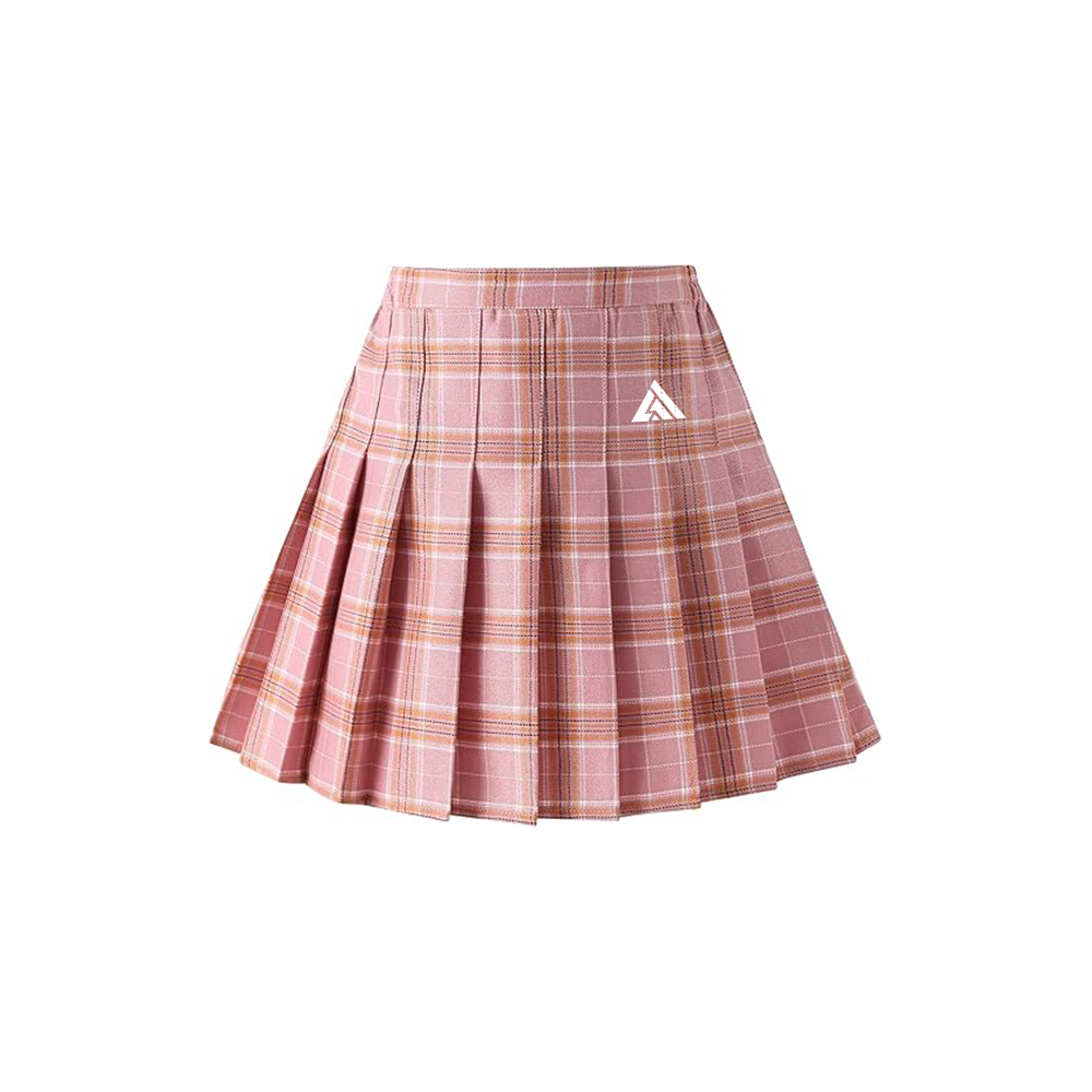 Kawaii Style Pink and White Tartan Tennis Kilt