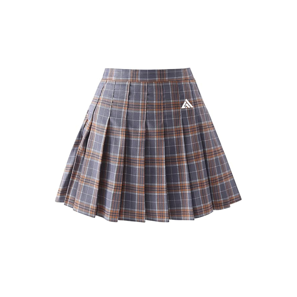 School Uniform Style Grey Tartan Mini Kilt