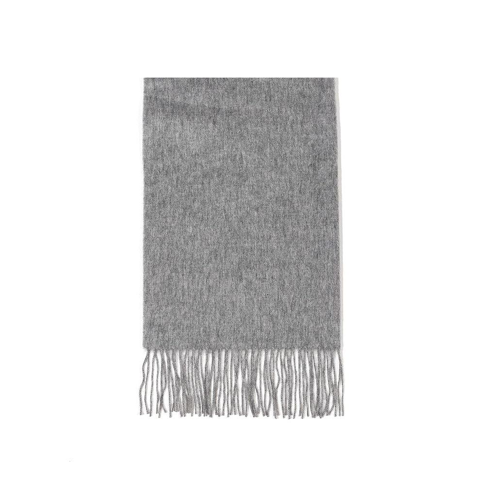 Light Gray Wool Scarf