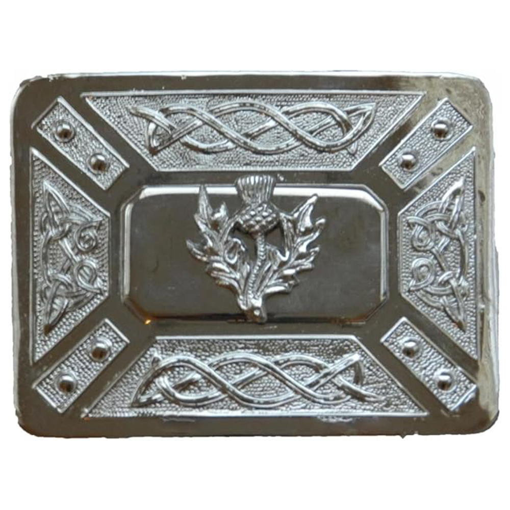 Scottish Thistle Centrepiece Belt Buckle