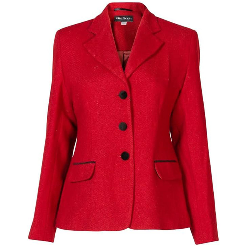 Eliz Scott Women’s Bright Red Tailored Hacking Jacket