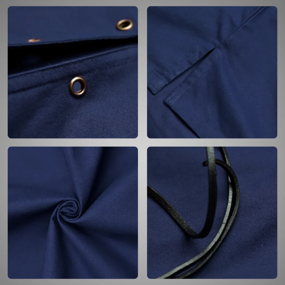 Indigo Blue Pullover Renaissance Shirt