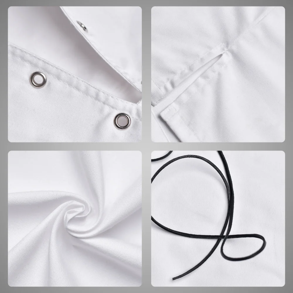 Traditional White Pullover Costume Shirt