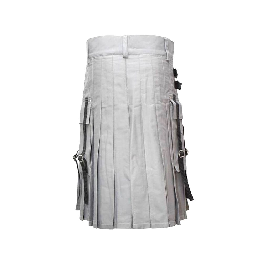 Light Grey Utility Kilt