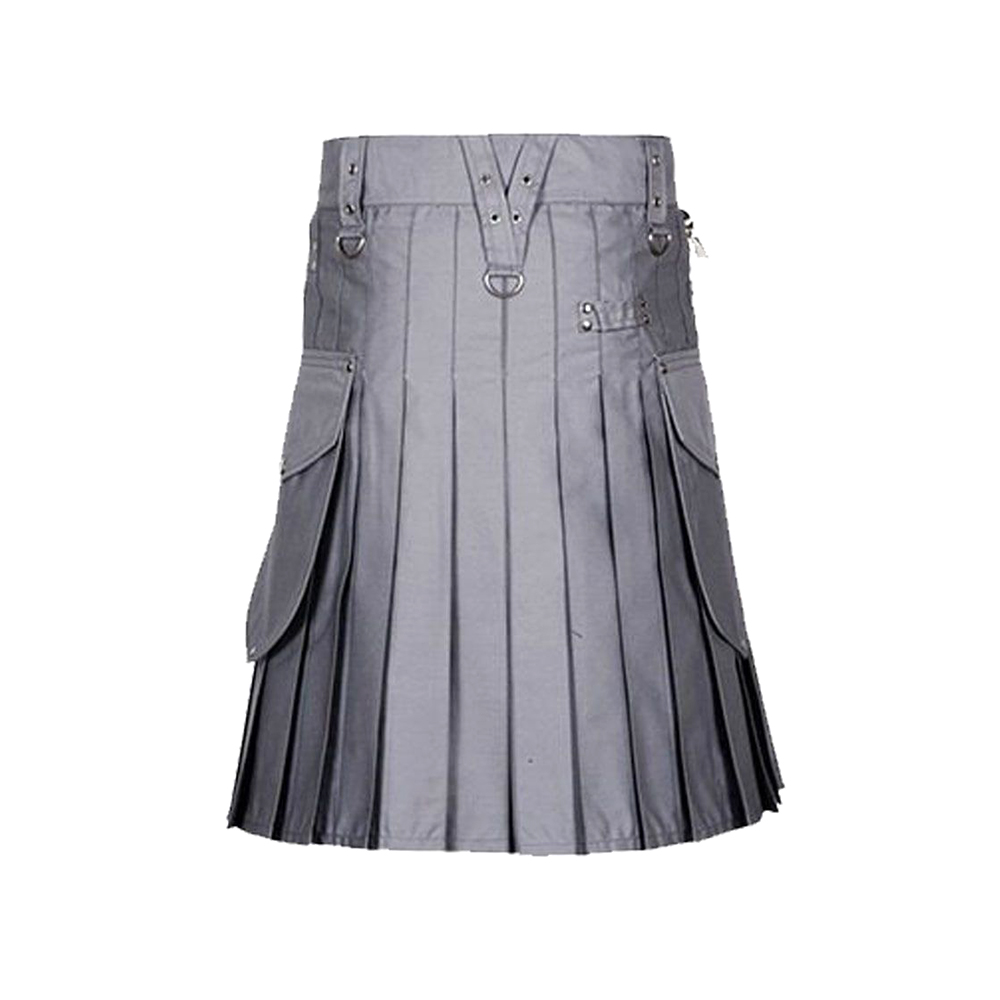 Modern Utility Kilt With Cargo Pockets
