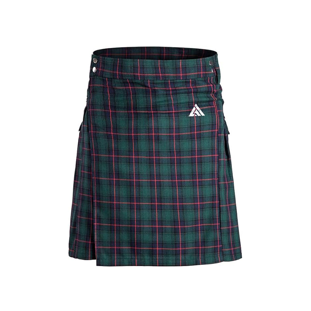 Classic Green Tartan Utility Kilt