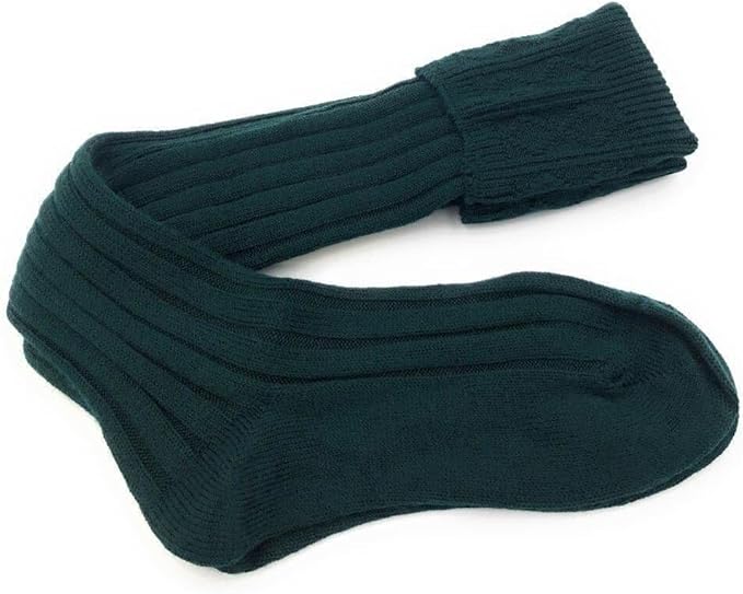 Dark Forest Green Kilt Hose / Long Socks