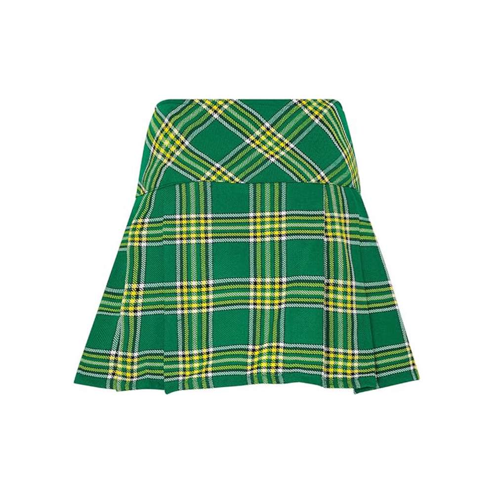 Vibrant Green and Yellow Tartan Kilt