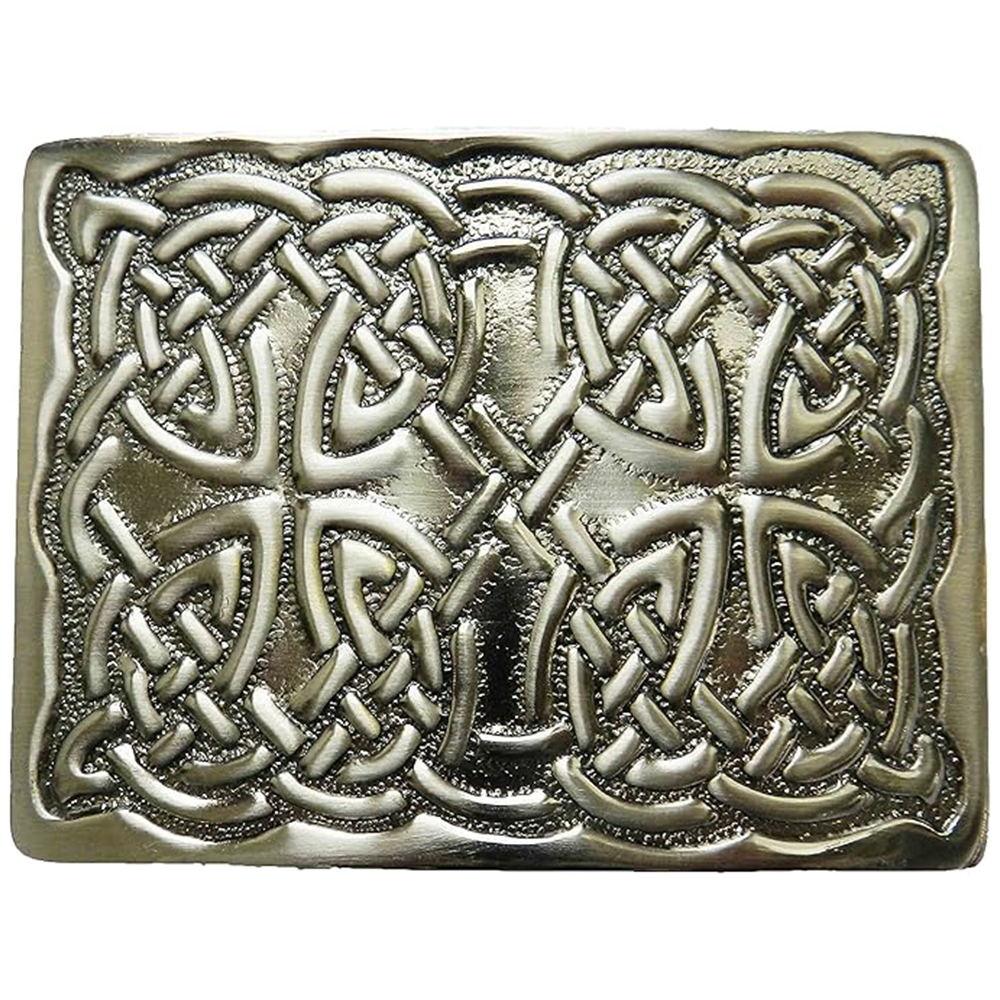 All-Over Celtic Knot Belt Buckle