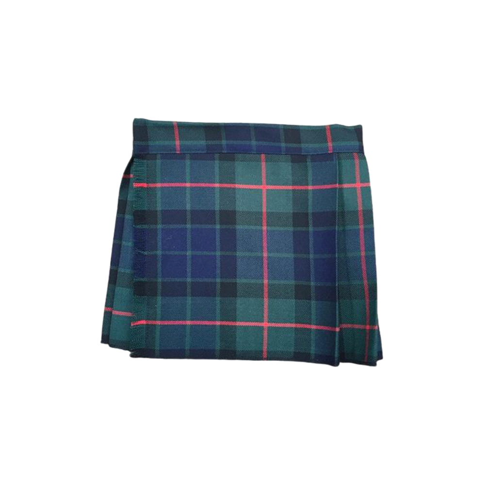 Modern Pleated Mini Kilt in Hunting Tartan