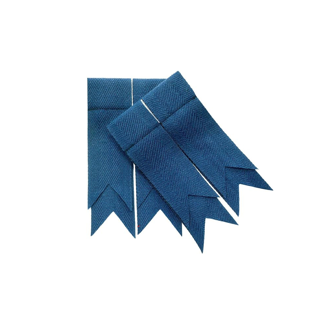 Plain Teal/Slate Blue Kilt Hose Flashes
