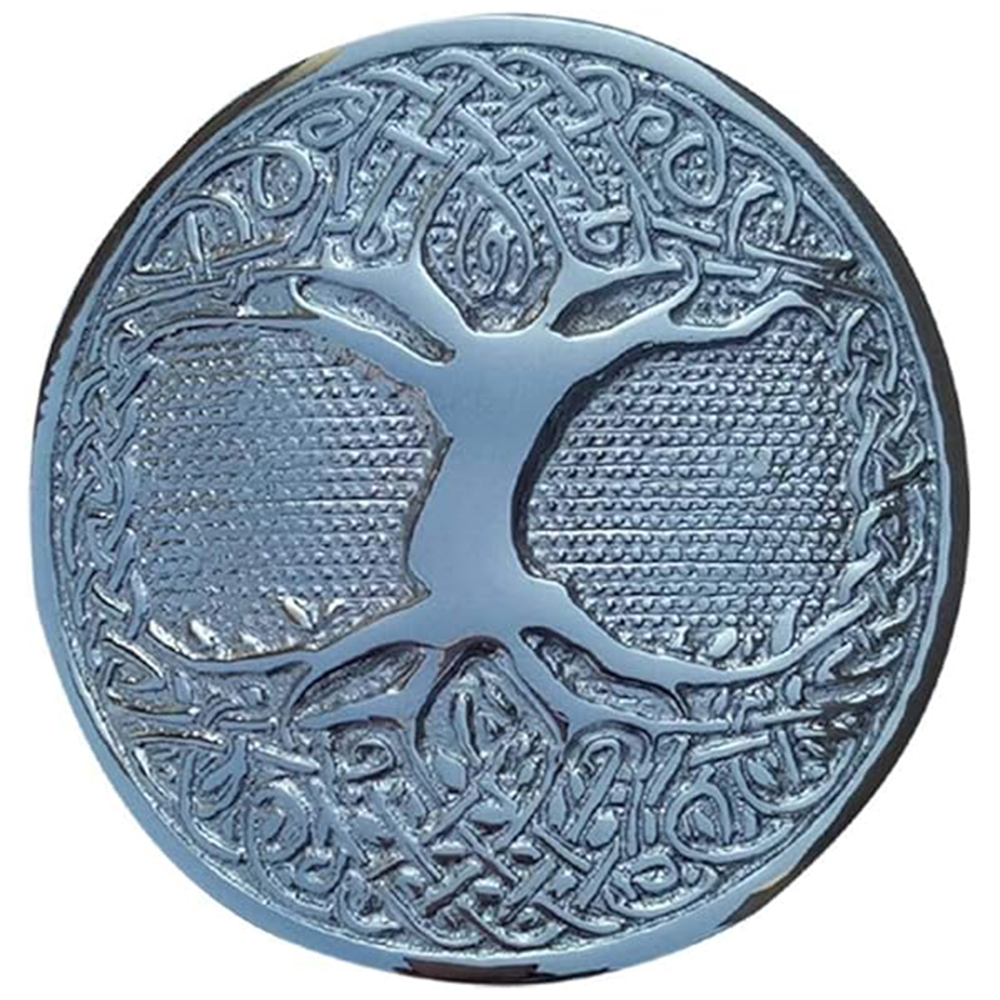 Circular Celtic Tree of Life Belt Buckle