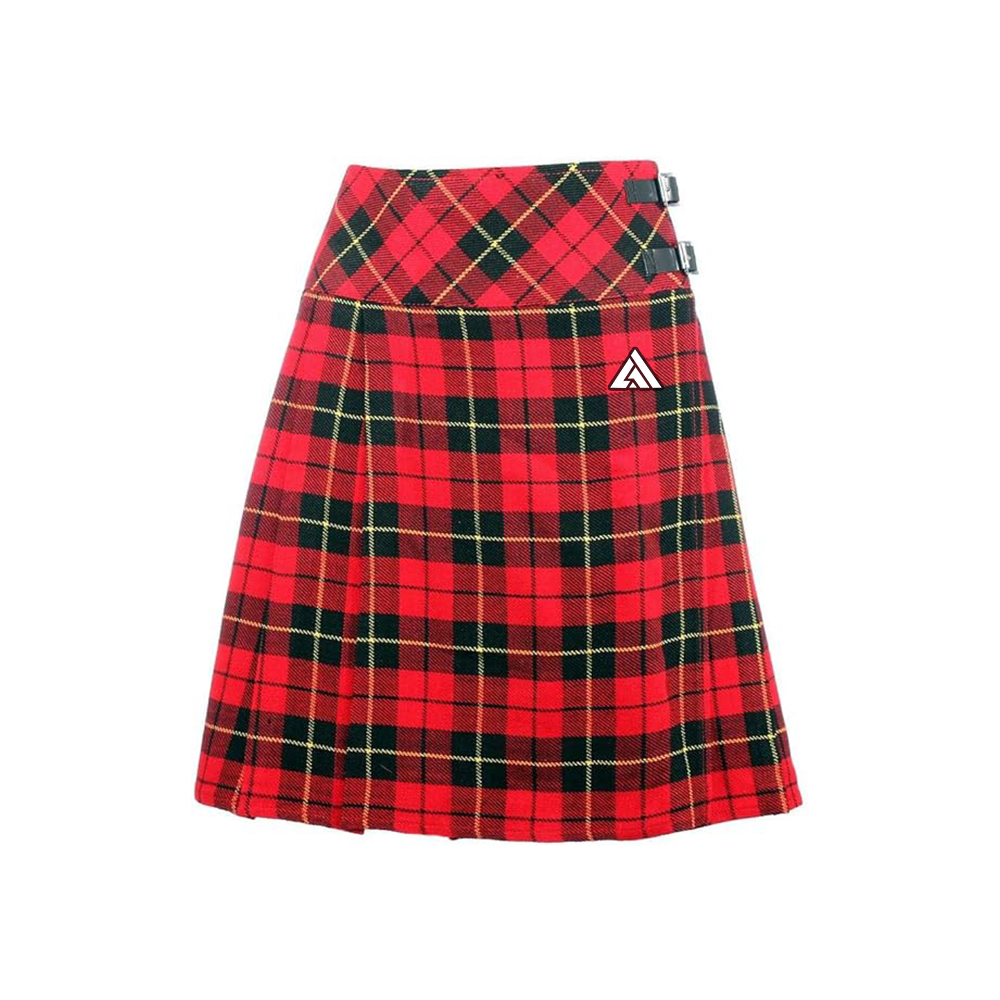 Classic Red and Black Tartan Kilt Skirt