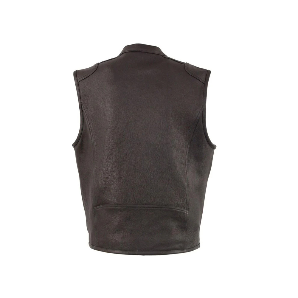 BLACK COOL TEC LEATHER VEST