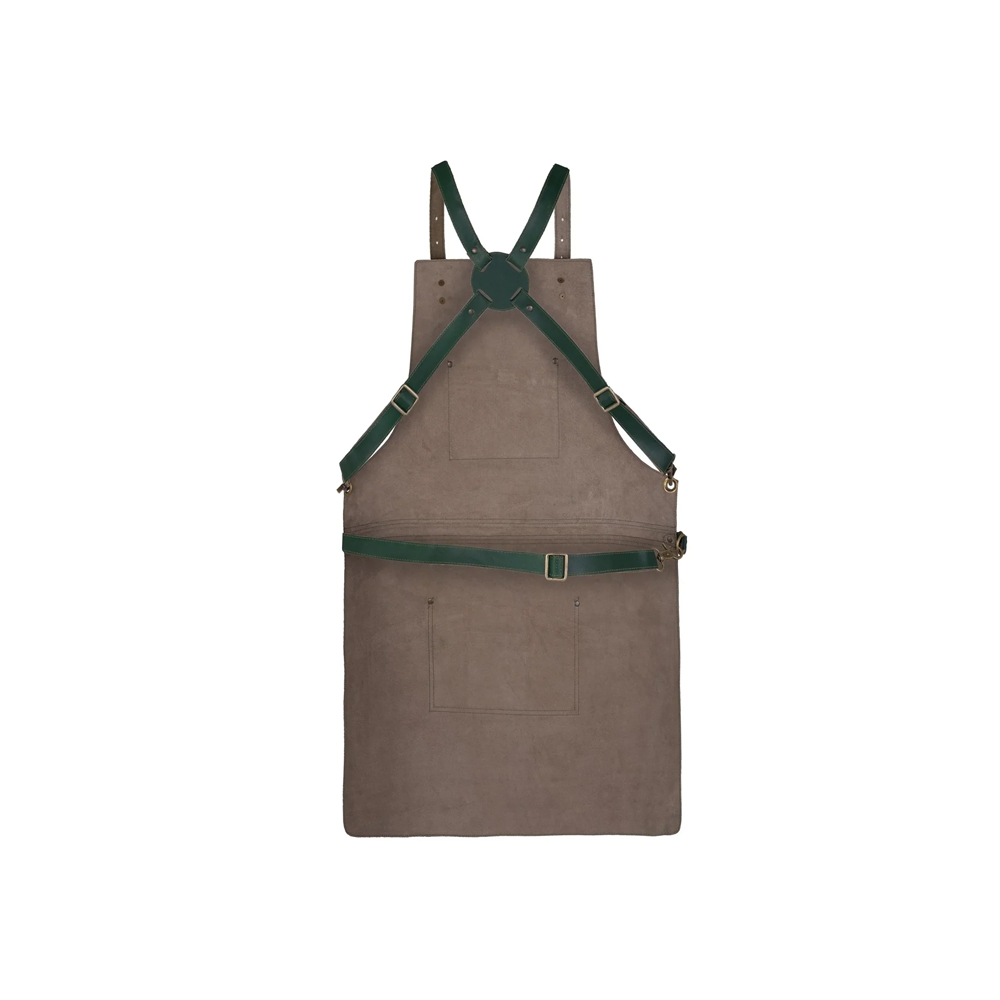 High Quality Cross Back Leather Apron – Butcher Apron – BBQ Apron