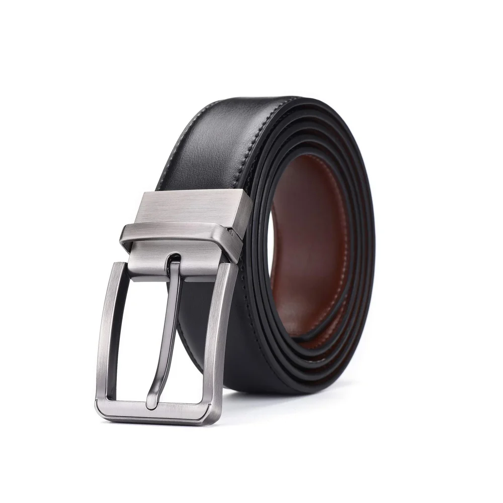 Reversible Leather Belt – Black & Brown