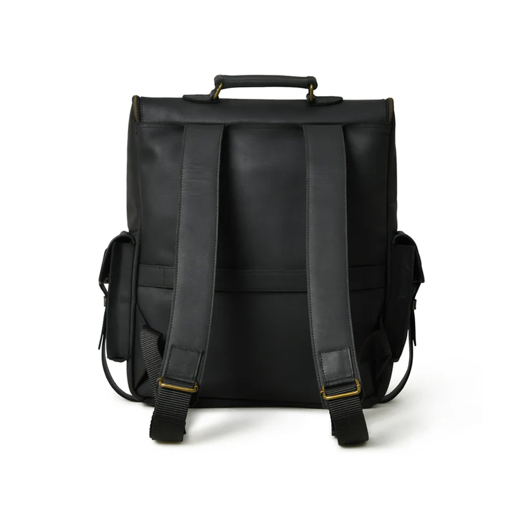 The Preston Black Leather Briefcase