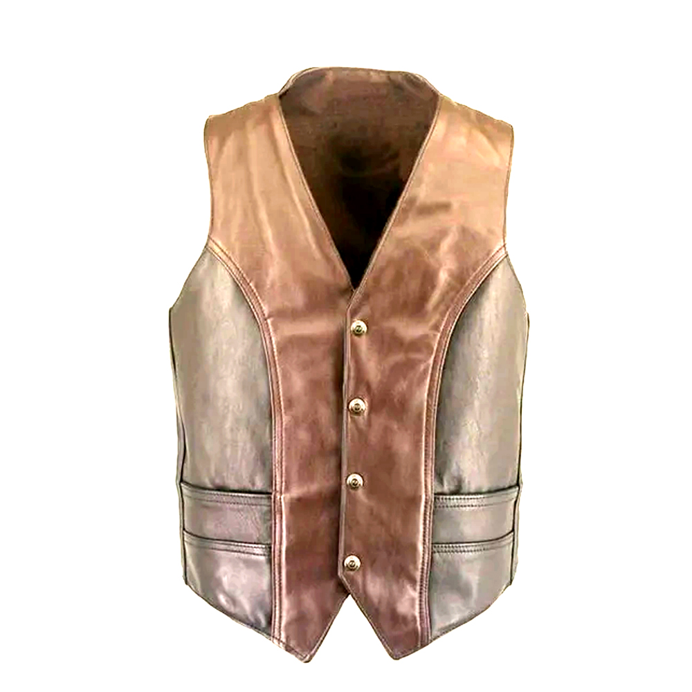 Men Vintage Leather Vest