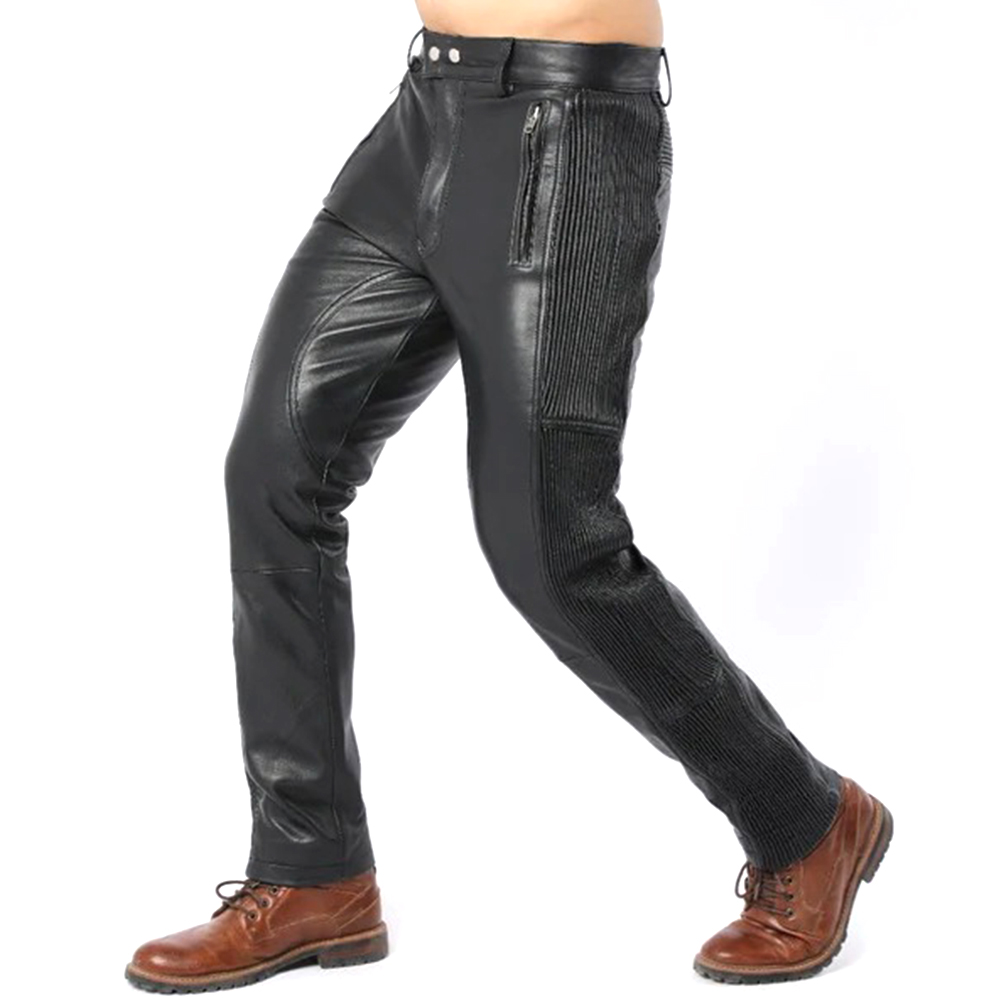 Side & Back Lined Men’s Sheep Leather Pants