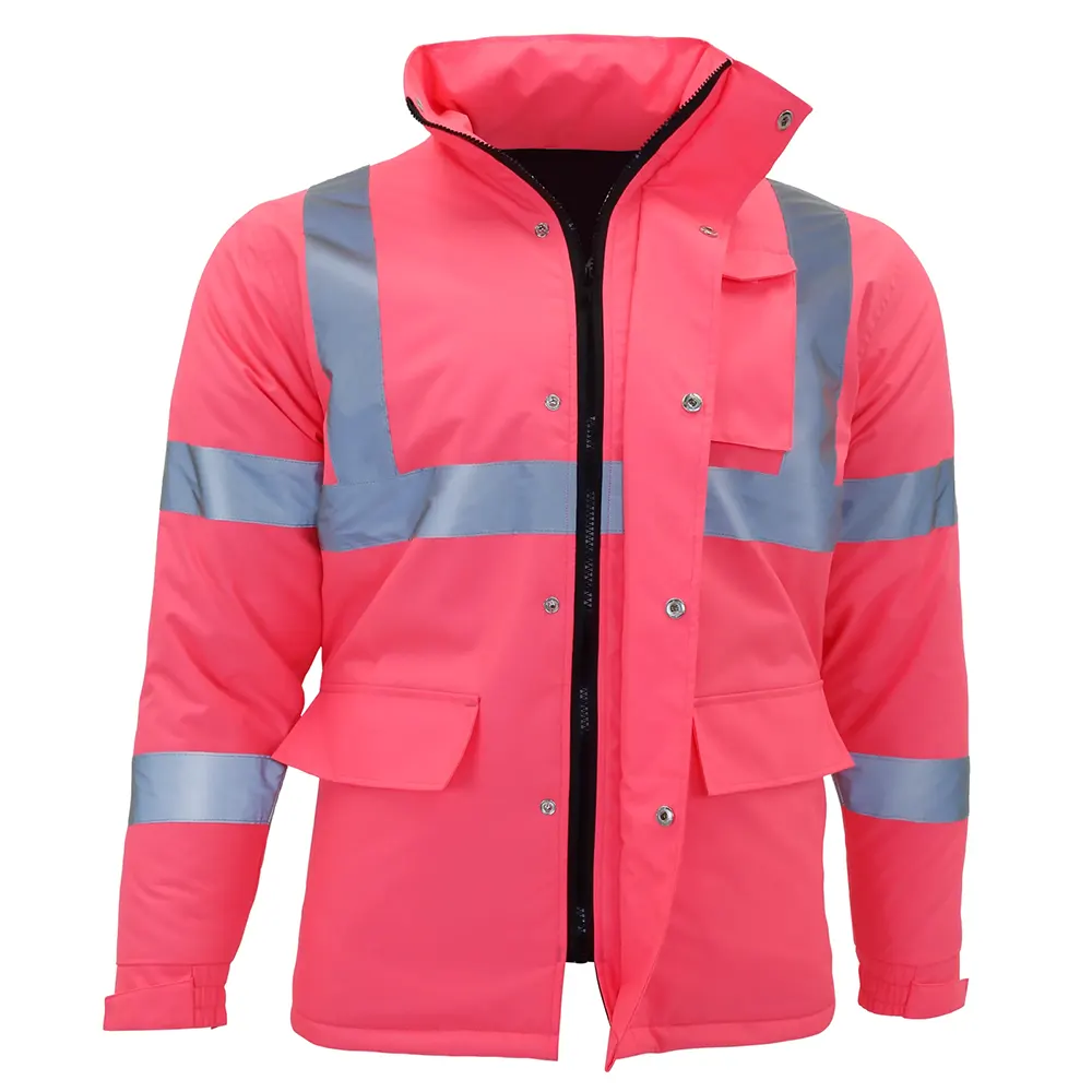 Hi-Vis Pink Safety Jacket